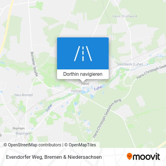 Evendorfer Weg Karte