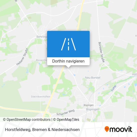 Horstfeldweg Karte