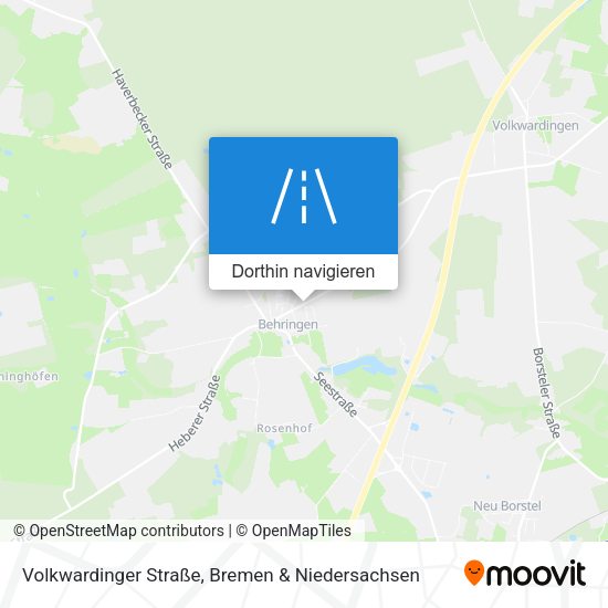 Volkwardinger Straße Karte