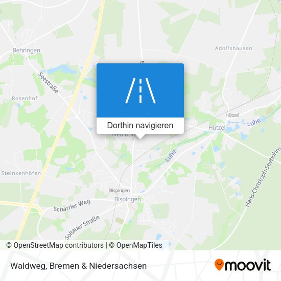Waldweg Karte