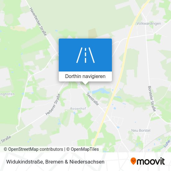 Widukindstraße Karte