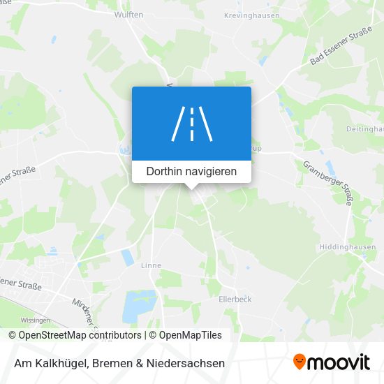 Am Kalkhügel Karte