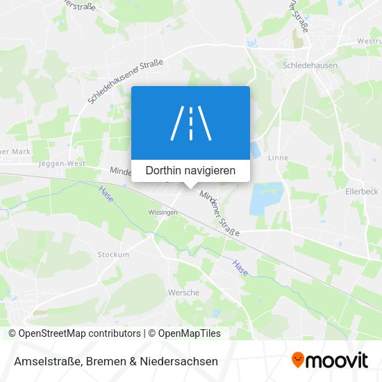 Amselstraße Karte