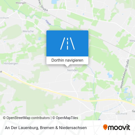 An Der Lauenburg Karte