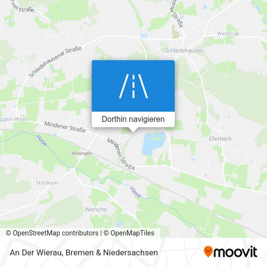 An Der Wierau Karte
