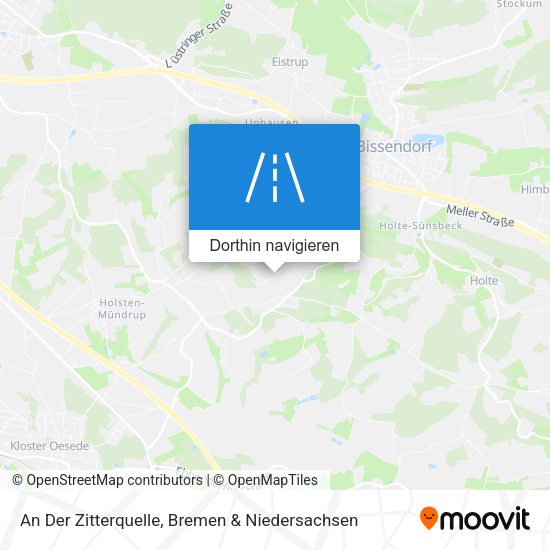 An Der Zitterquelle Karte