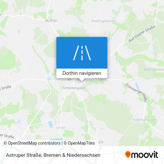 Astruper Straße Karte