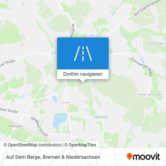 Auf Dem Berge Karte