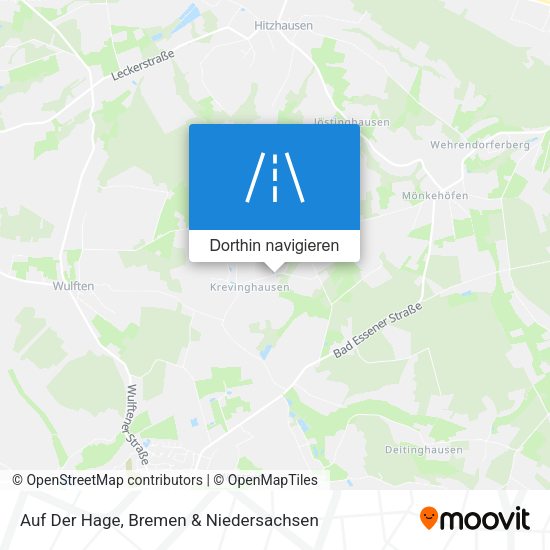 Auf Der Hage Karte