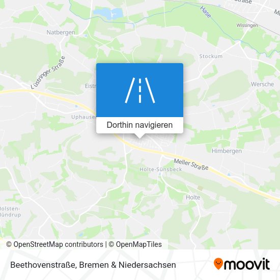 Beethovenstraße Karte