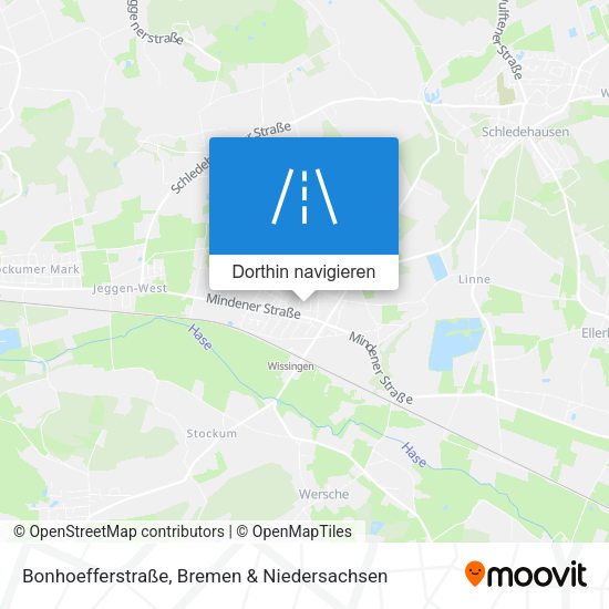 Bonhoefferstraße Karte