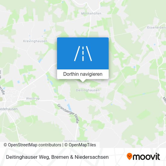 Deitinghauser Weg Karte