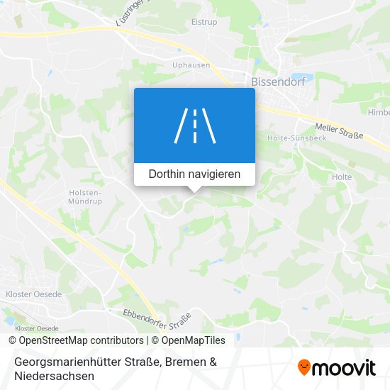 Georgsmarienhütter Straße Karte