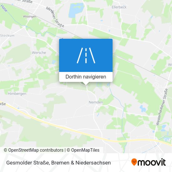 Gesmolder Straße Karte