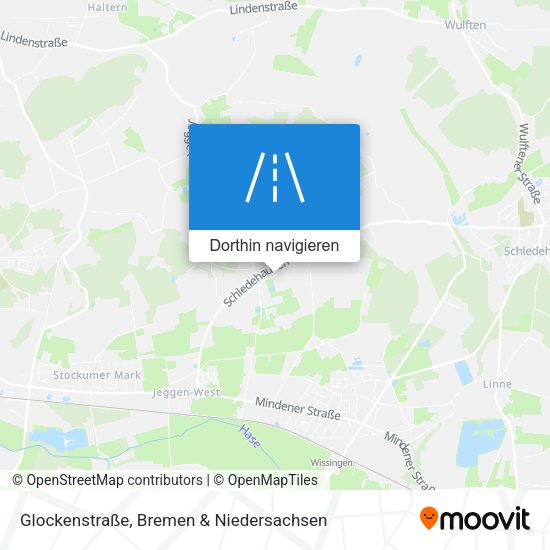 Glockenstraße Karte