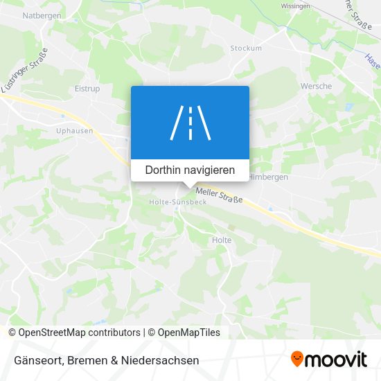 Gänseort Karte