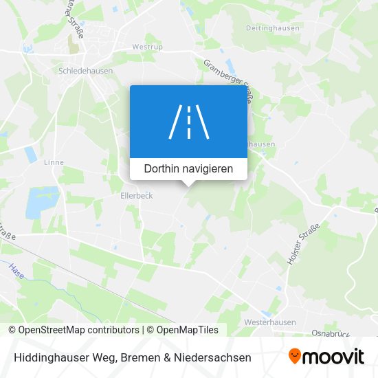 Hiddinghauser Weg Karte
