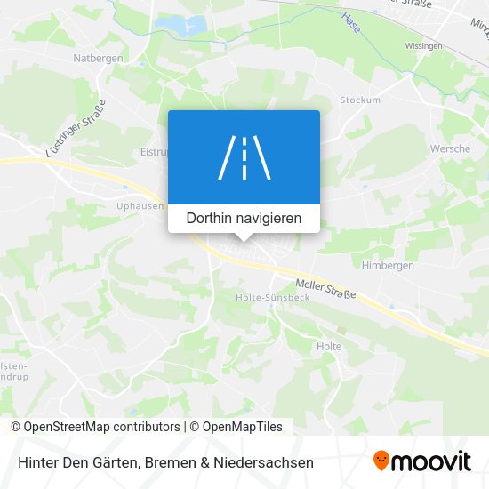 Hinter Den Gärten Karte