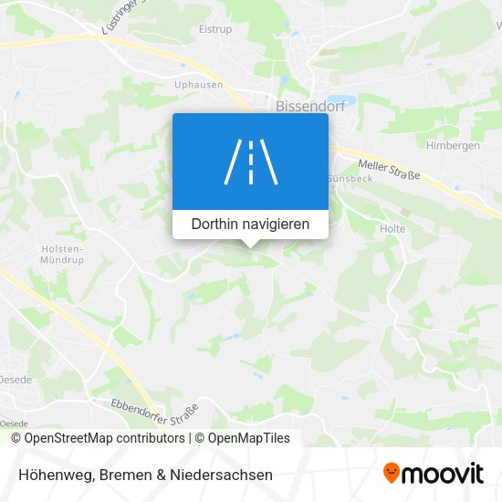 Höhenweg Karte