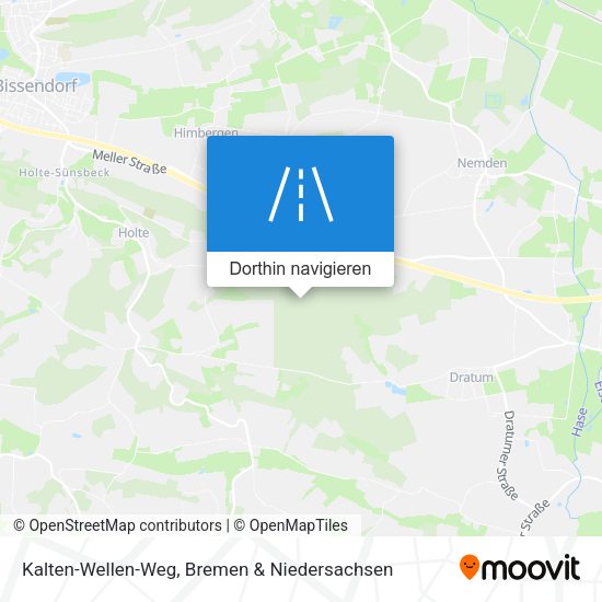 Kalten-Wellen-Weg Karte