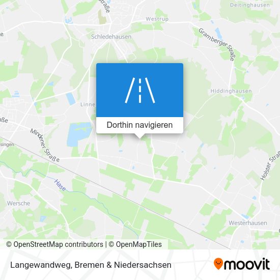 Langewandweg Karte