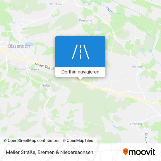 Meller Straße Karte