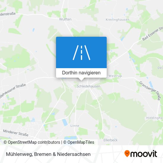 Mühlenweg Karte