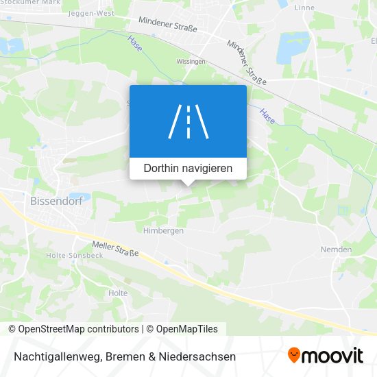 Nachtigallenweg Karte