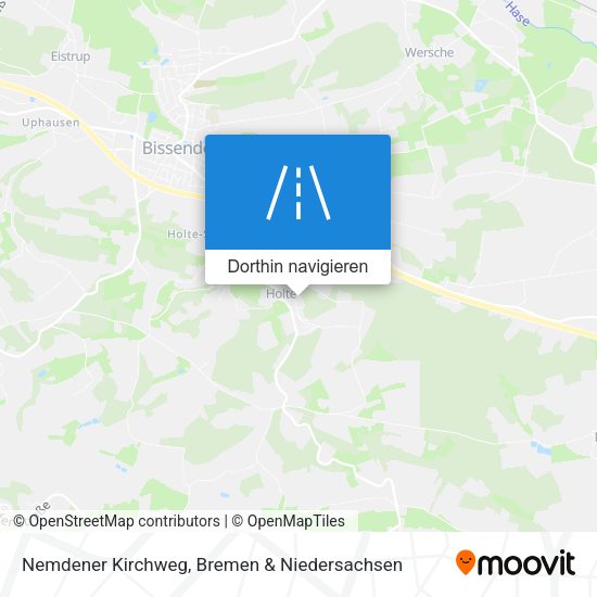 Nemdener Kirchweg Karte