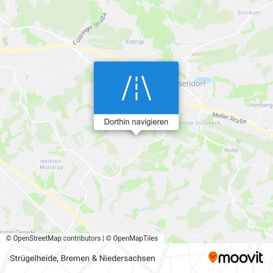 Strügelheide Karte