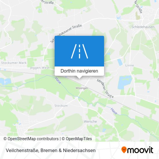 Veilchenstraße Karte