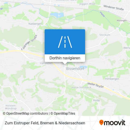 Zum Eistruper Feld Karte