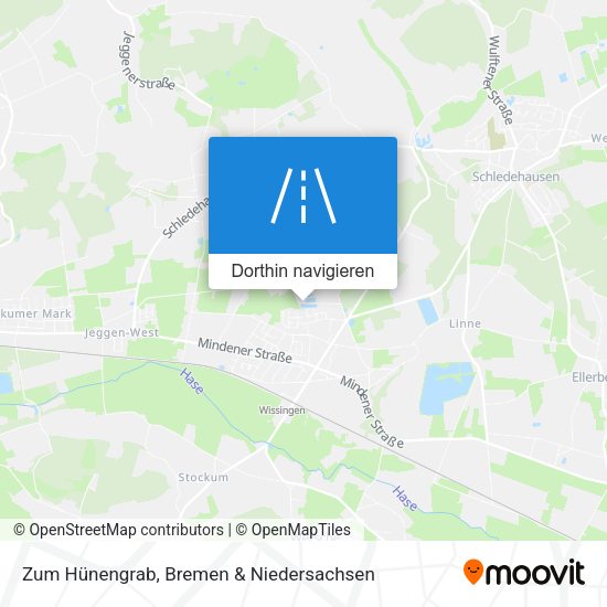Zum Hünengrab Karte