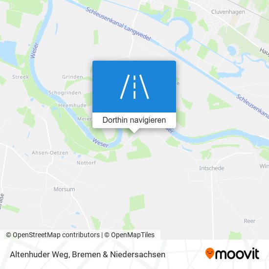 Altenhuder Weg Karte