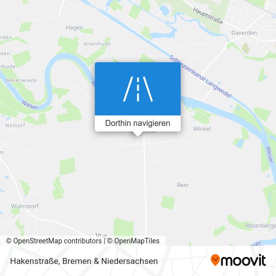 Hakenstraße Karte