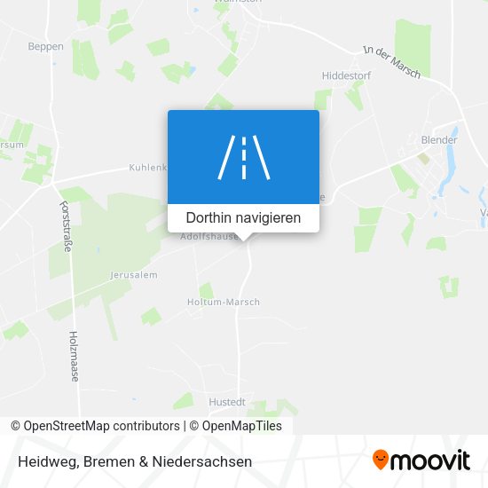 Heidweg Karte