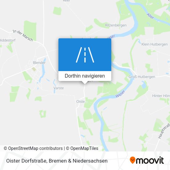Oister Dorfstraße Karte