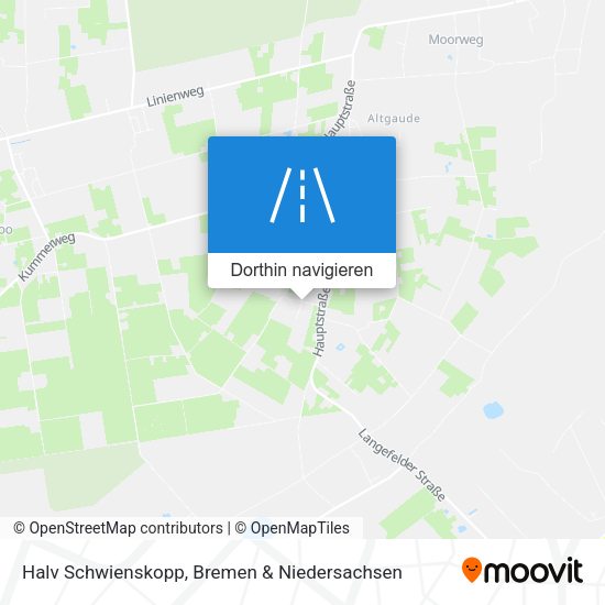 Halv Schwienskopp Karte