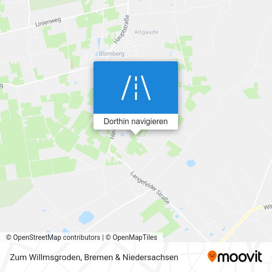 Zum Willmsgroden Karte