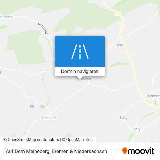 Auf Dem Meineberg Karte