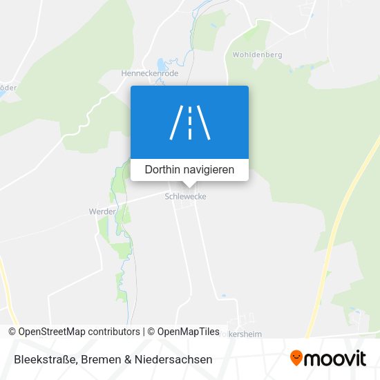 Bleekstraße Karte