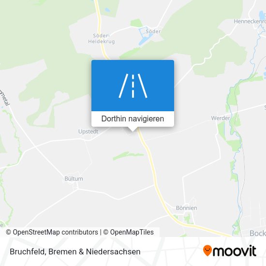 Bruchfeld Karte