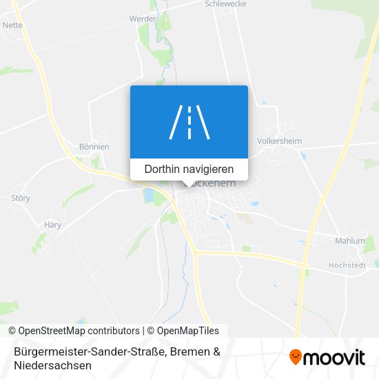 Bürgermeister-Sander-Straße Karte