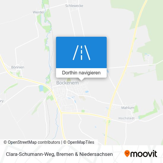 Clara-Schumann-Weg Karte