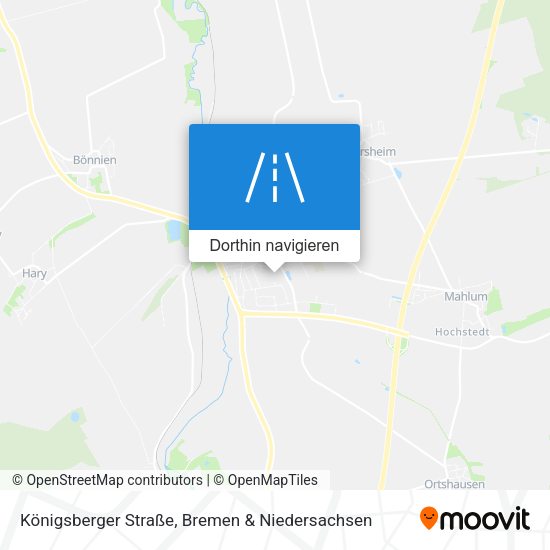 Königsberger Straße Karte