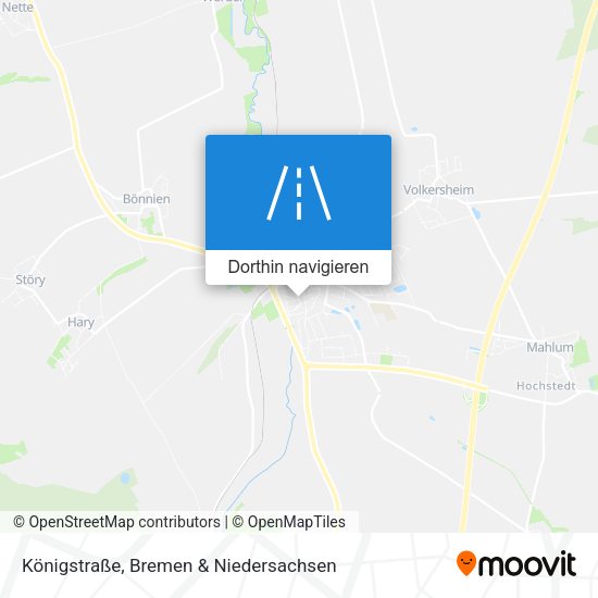 Königstraße Karte