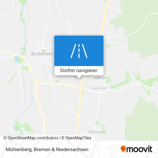 Mühlenberg Karte