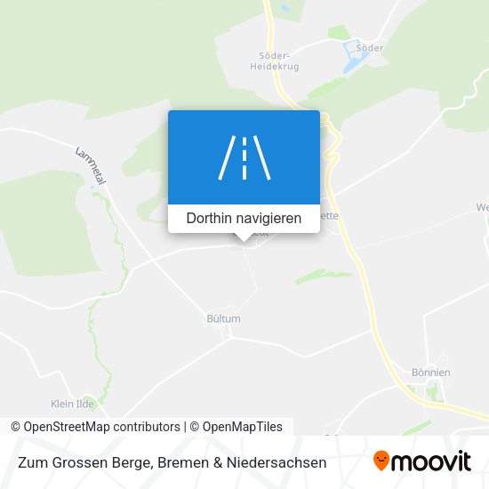 Zum Grossen Berge Karte