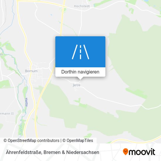 Ährenfeldstraße Karte
