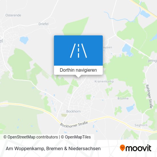 Am Woppenkamp Karte